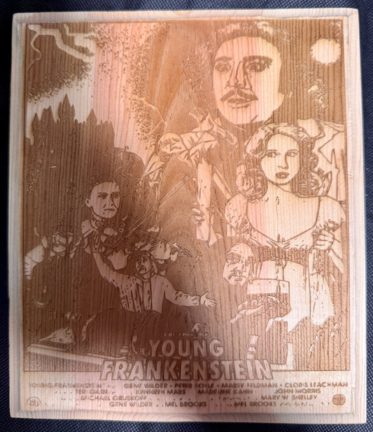 Young Frankenstein Poster Plaque