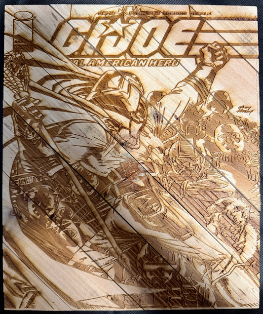 GI Joe Comic #323 Cobra Commander Plaque