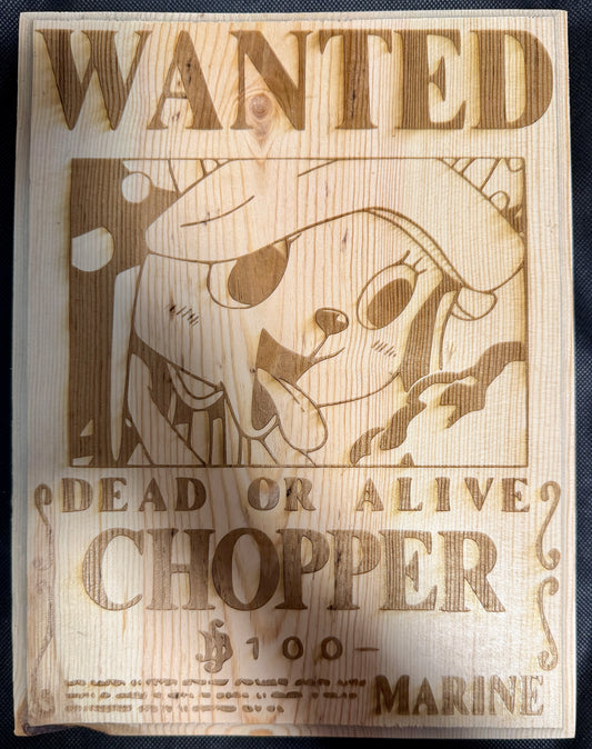 One Piece Tony Chopper Wanted Poster