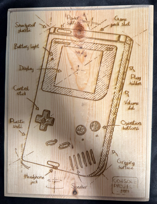 Game Boy Description Plaque