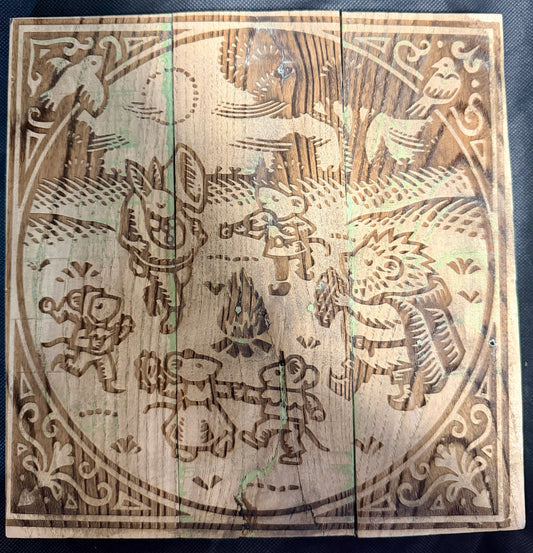 Forest Friends Music and Dance Plaque