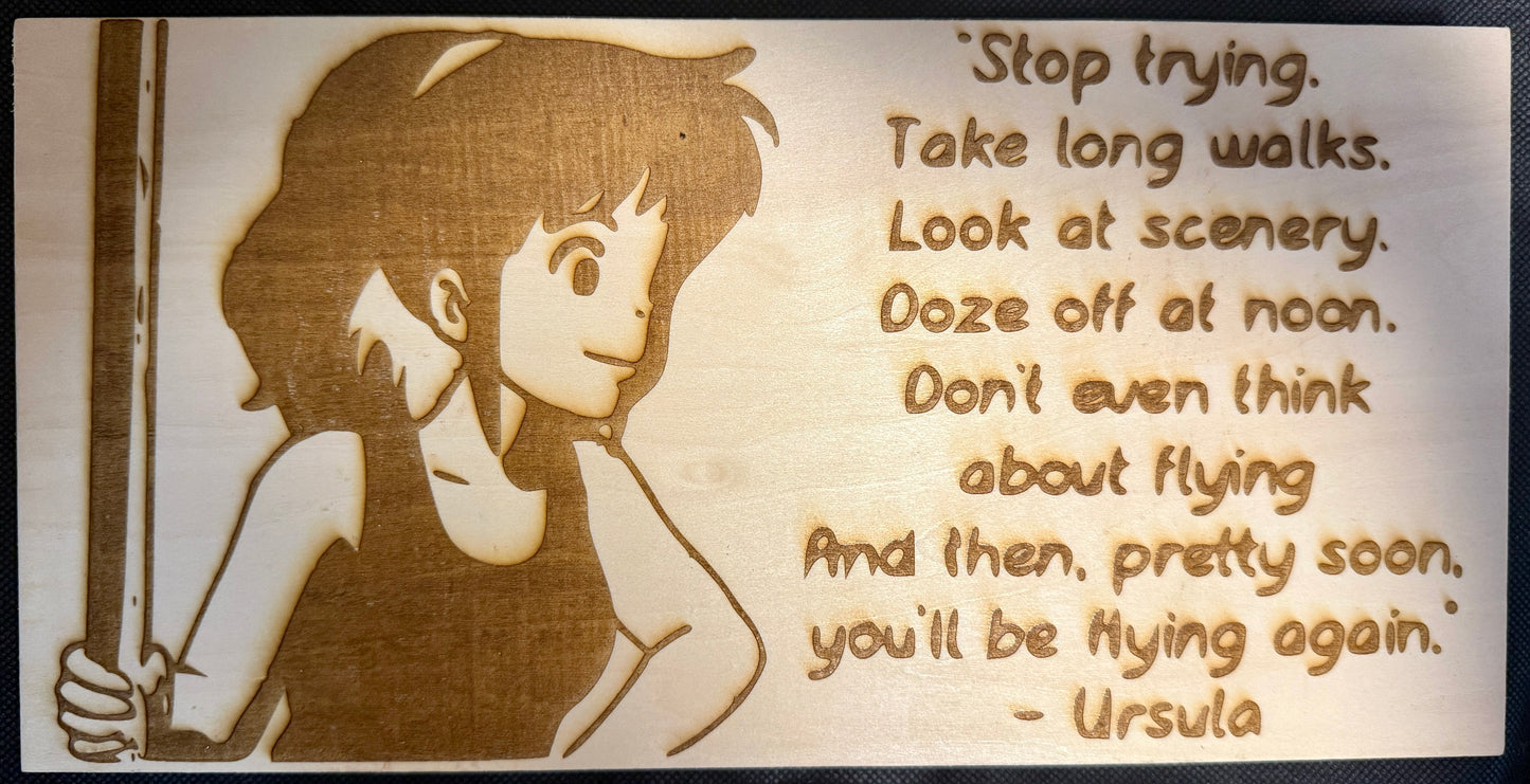 Kiki's Delivery Service Ursula Plaque