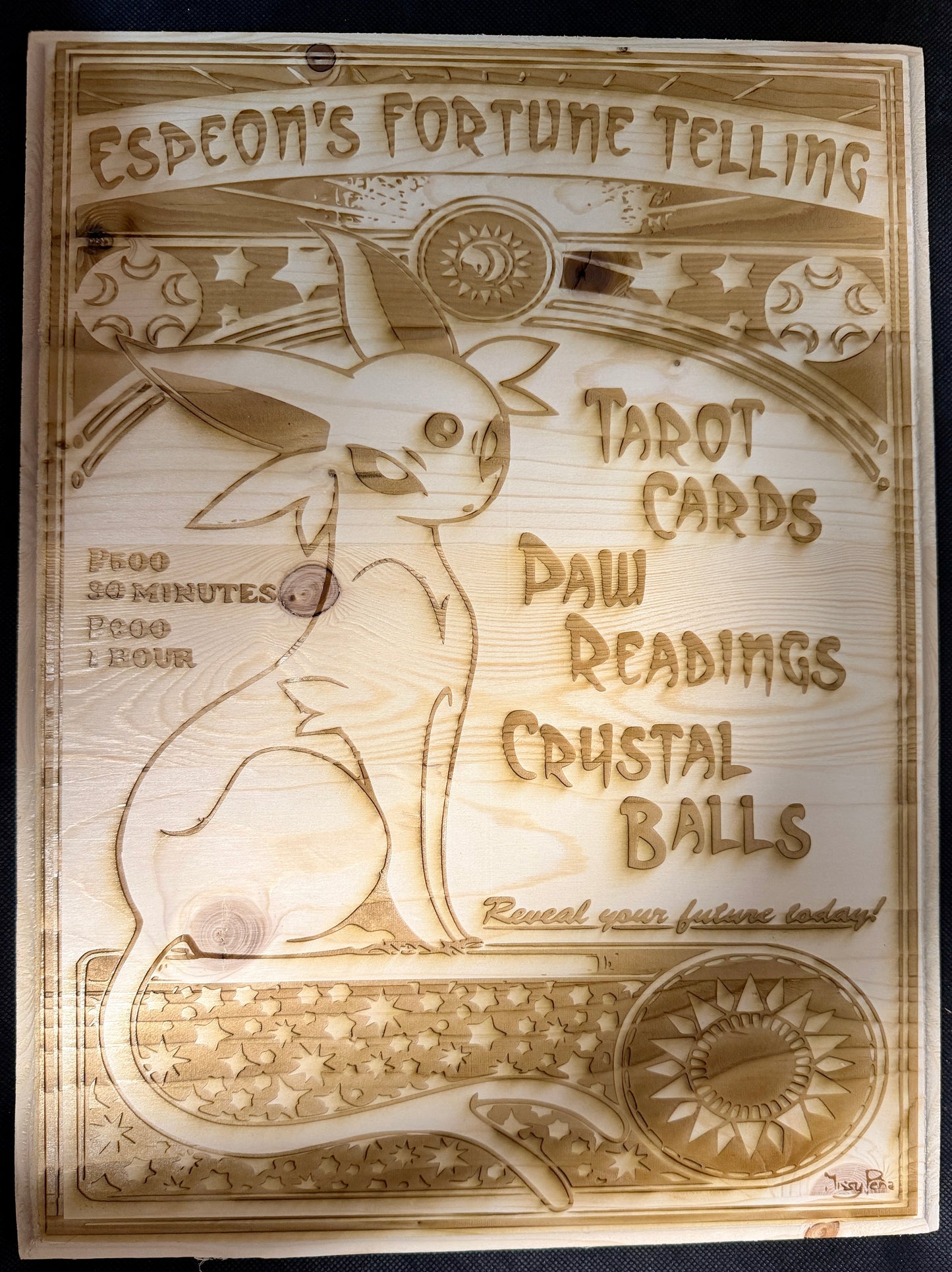 Espeon's Fortune Telling Plaque