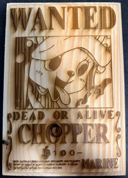 One Piece Tony Chopper Wanted Poster
