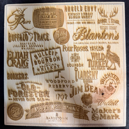 Bourbon Brand Plaque