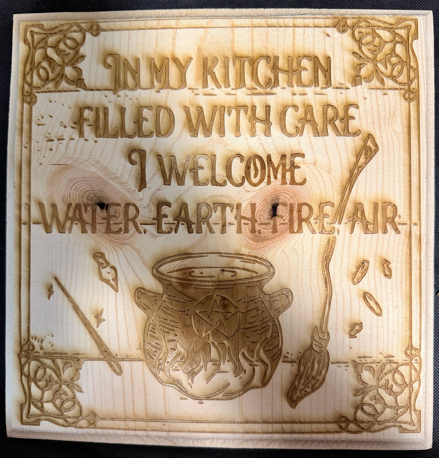 In My Kitchen Pagan Plaque
