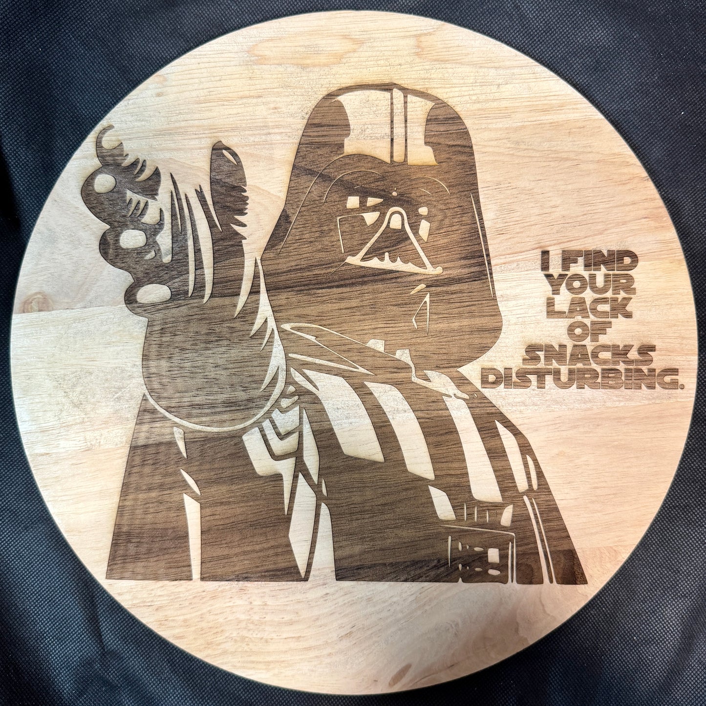 Darth Vader Snacks Cutting Board