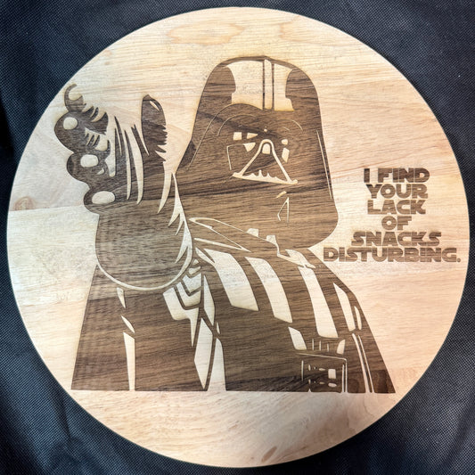 Darth Vader Snacks Cutting Board