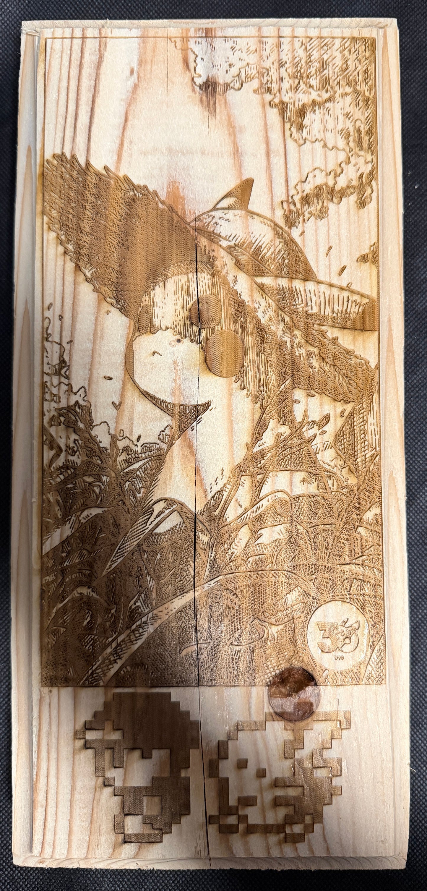 Pokemon Pikachu Sunflower Plaque