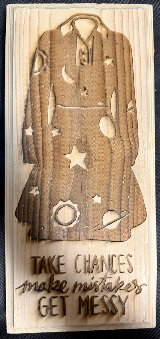 Magic School Bus Ms. Frizzle Dress Plaque