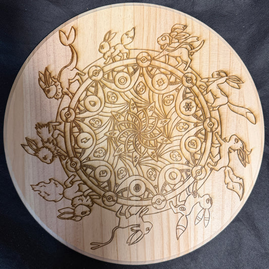 Eeveelution Wheel Plaque