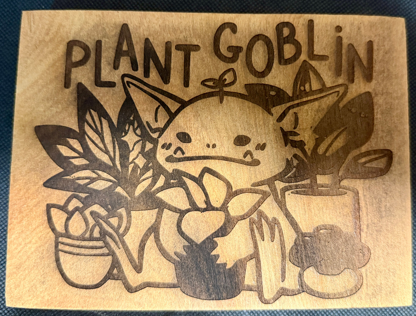 Plant Goblin Plaque