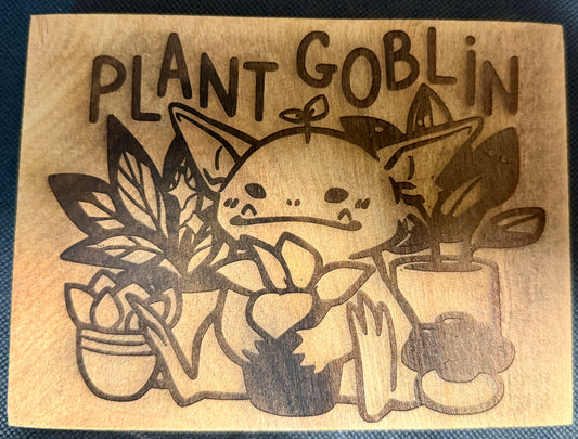 Plant Goblin Plaque