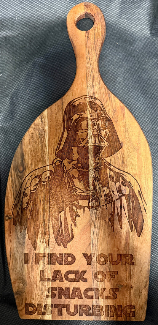 Darth Vader Snacks Cutting Board