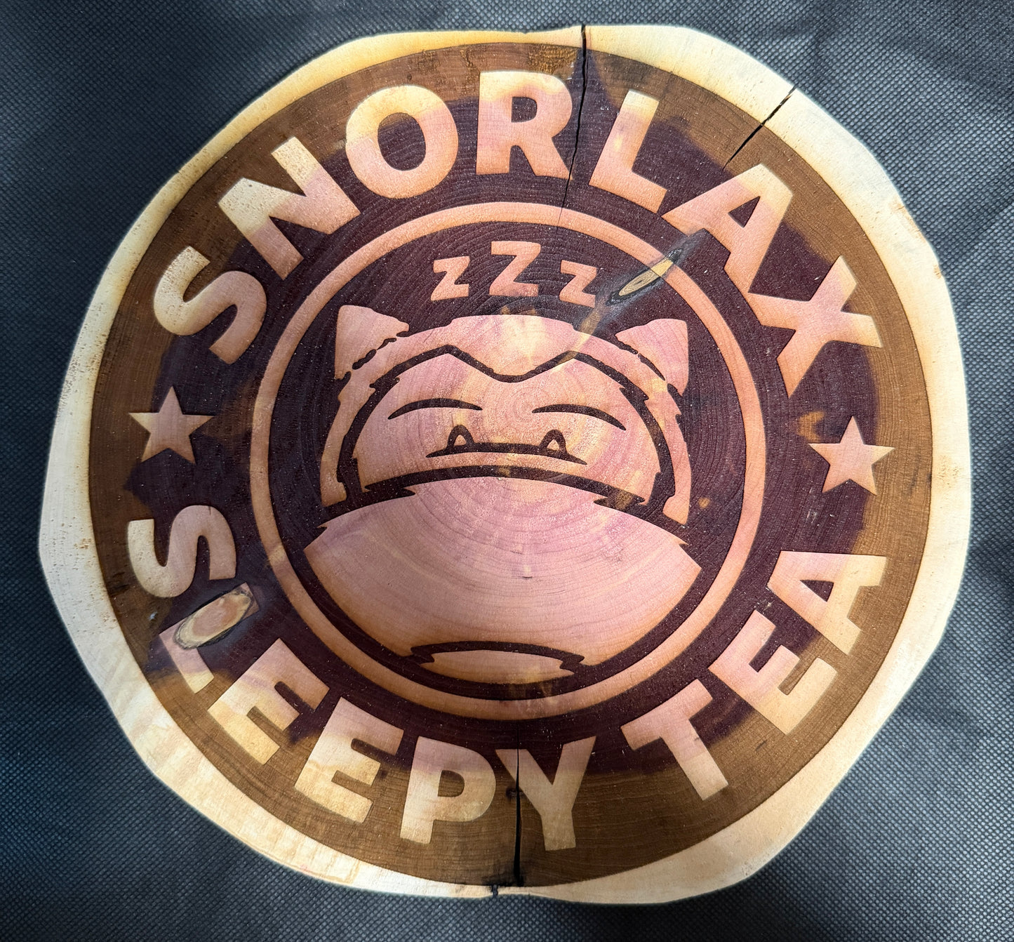 Pokemon Snorlax Sleepy Tea Plaque