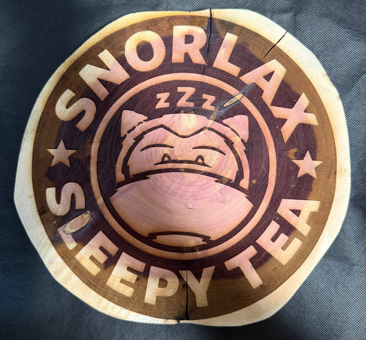 Pokemon Snorlax Sleepy Tea Plaque