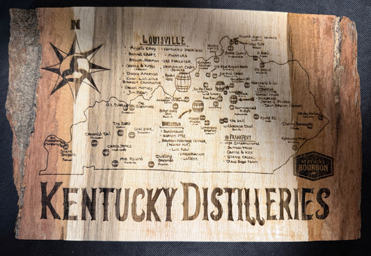 Kentucky Distilleries Plaque