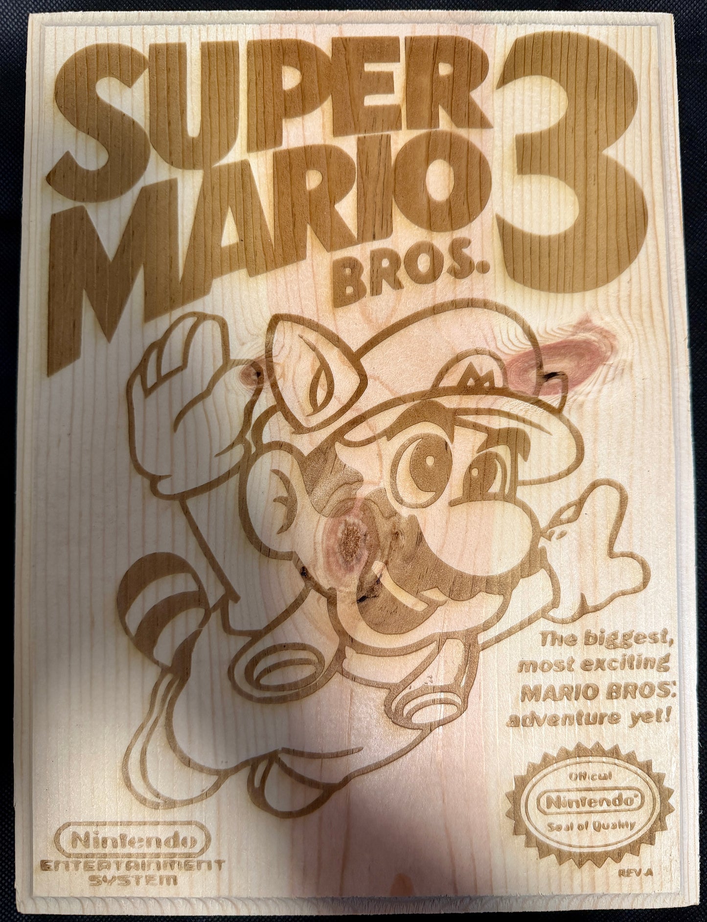 Super Mario Bros. 3 Box Art Plaque