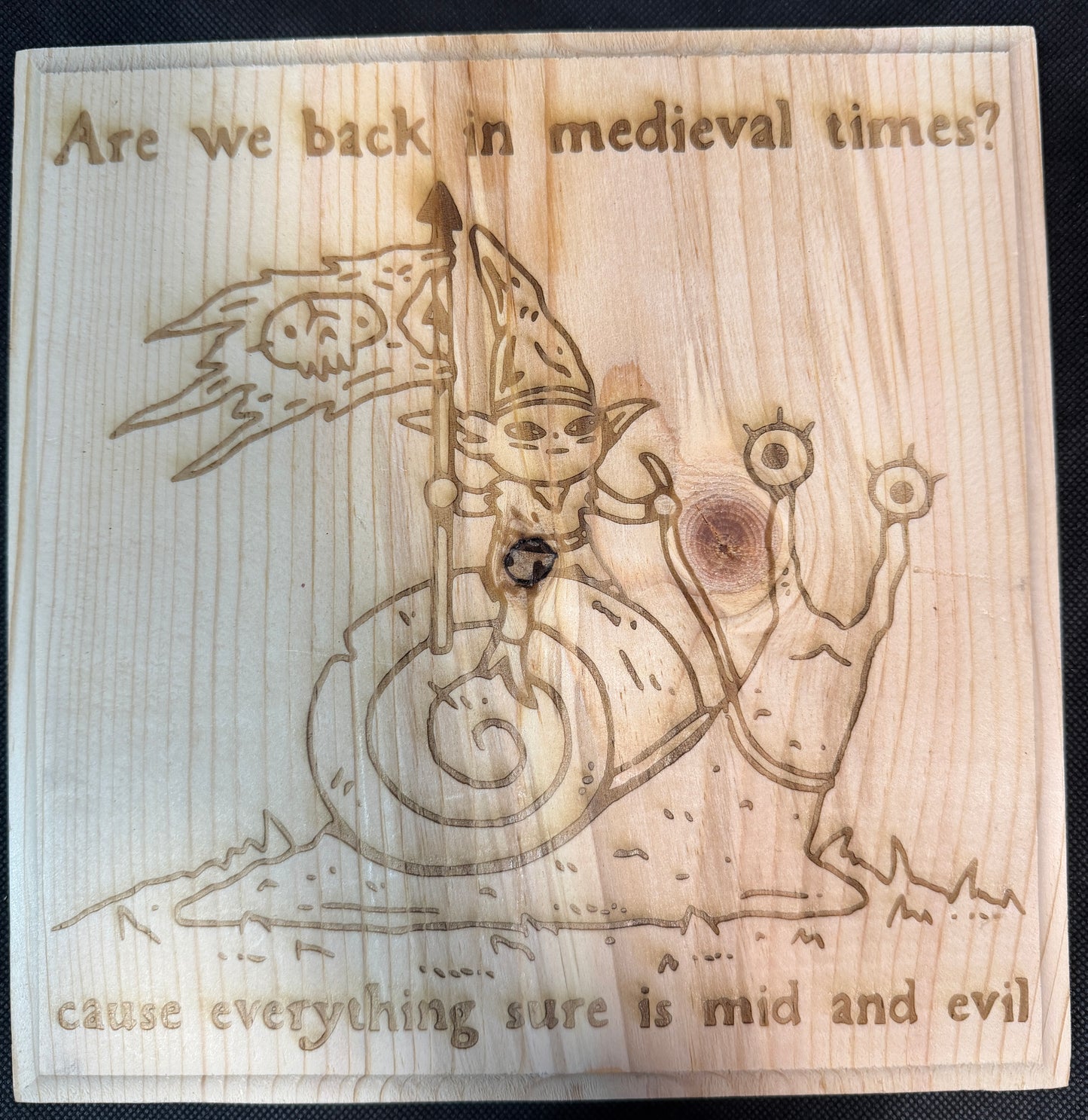 Mid and Evil Plaque