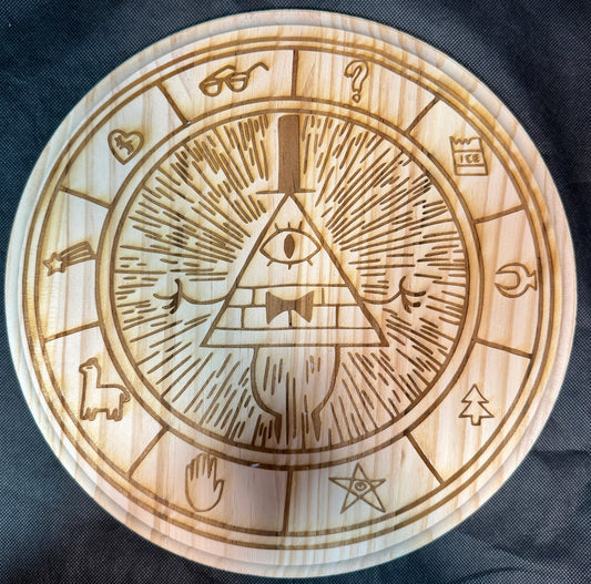 Gravity Falls Bill Cypher Icons Plaque