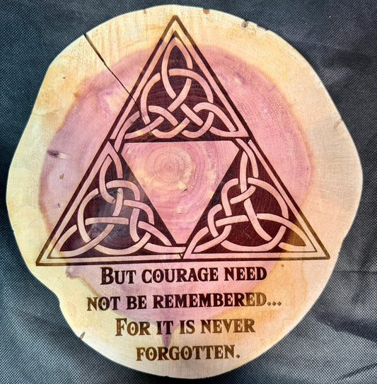 Zelda Celtic Triforce Plaque