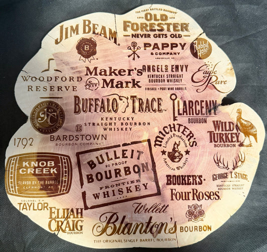 Bourbon Brand Plaque