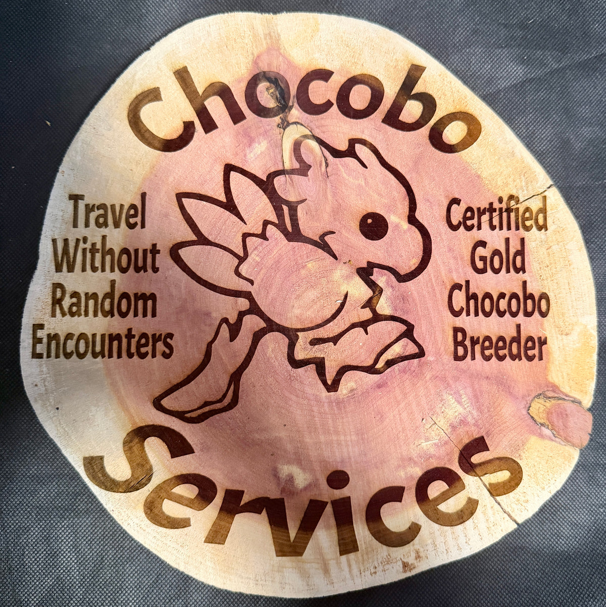 Final Fantasy Chocobo Services Plaque