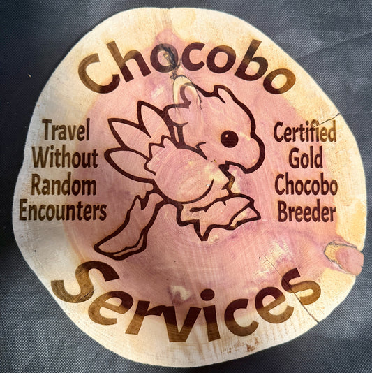 Final Fantasy Chocobo Services Plaque