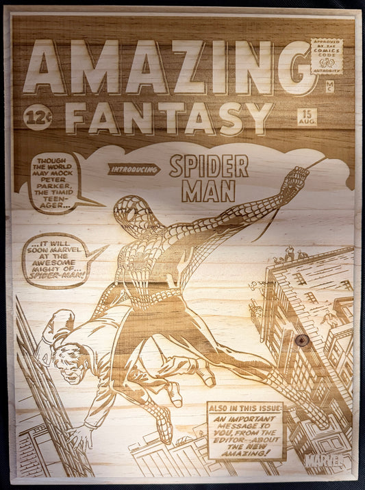 Amazing Fantasy 15 (Spider-Man Debut) Plaque