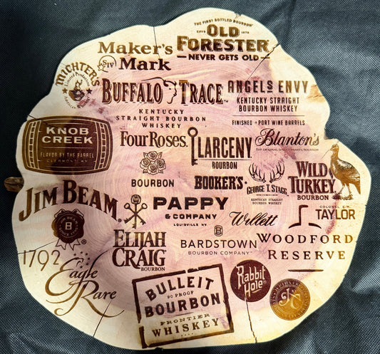 Bourbon Brand Plaque